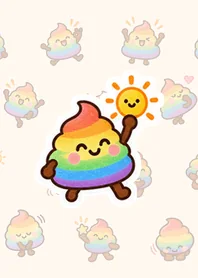 虹色うんこ きせかえのメイン画像