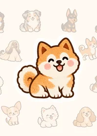 犬種いろいろわんこ 着せ替えのメイン画像