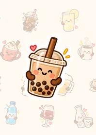 ゆるかわいいドリンク大集合 きせかえのメイン画像