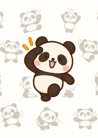 にっこりパンダ きせかえのメイン画像