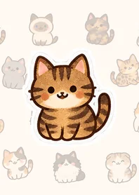 にっこりねこ図鑑 きせかえのメイン画像