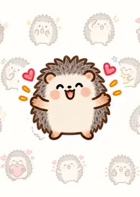 ふんわりハリネズミ きせかえのメイン画像