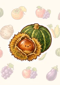 秋の食べもののなかまたちのメイン画像