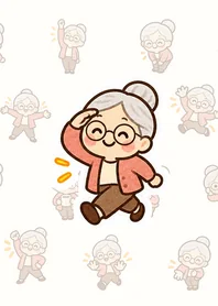 にっこりおばあちゃん きせかえのメイン画像