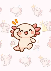 ほんわかウーパールーパー きせかえのメイン画像