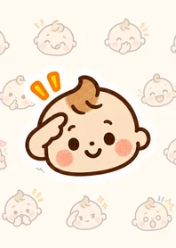 にっこり赤ちゃん きせかえのメイン画像