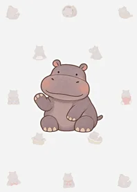 絵本のカバ 着せかえ｜グレーのメイン画像
