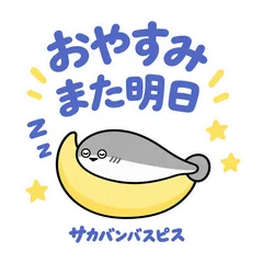 サカバンバスピスのおやすみと夜の気遣いのメイン画像