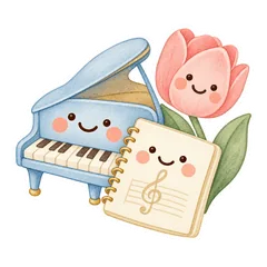 大人かわいい習い事の先生用スタンプのメイン画像