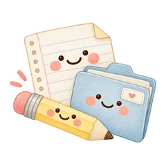 大人かわいいPTA役員連絡スタンプのメイン画像