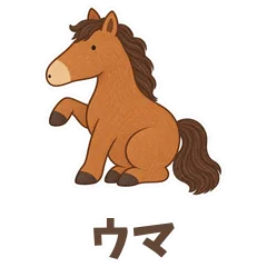 ウマが応援!がんばる人へのひと言のメイン画像