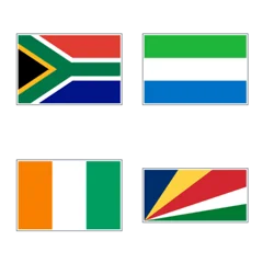 2026国旗絵文字 アフリカ編のメイン画像